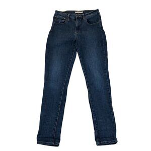 Levi's Women's Jeans Size 30x30 721 High Rise Skinny Blue Denim Dark Wash Casual
